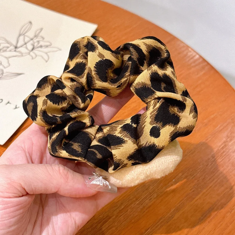 Sanrio Hello Kitty estampado de leopardo pinzas para el cabello y lazos para el cabello de bebé Otoño/Invierno pinzas para el cabello de moda para niña regalos de vacaciones