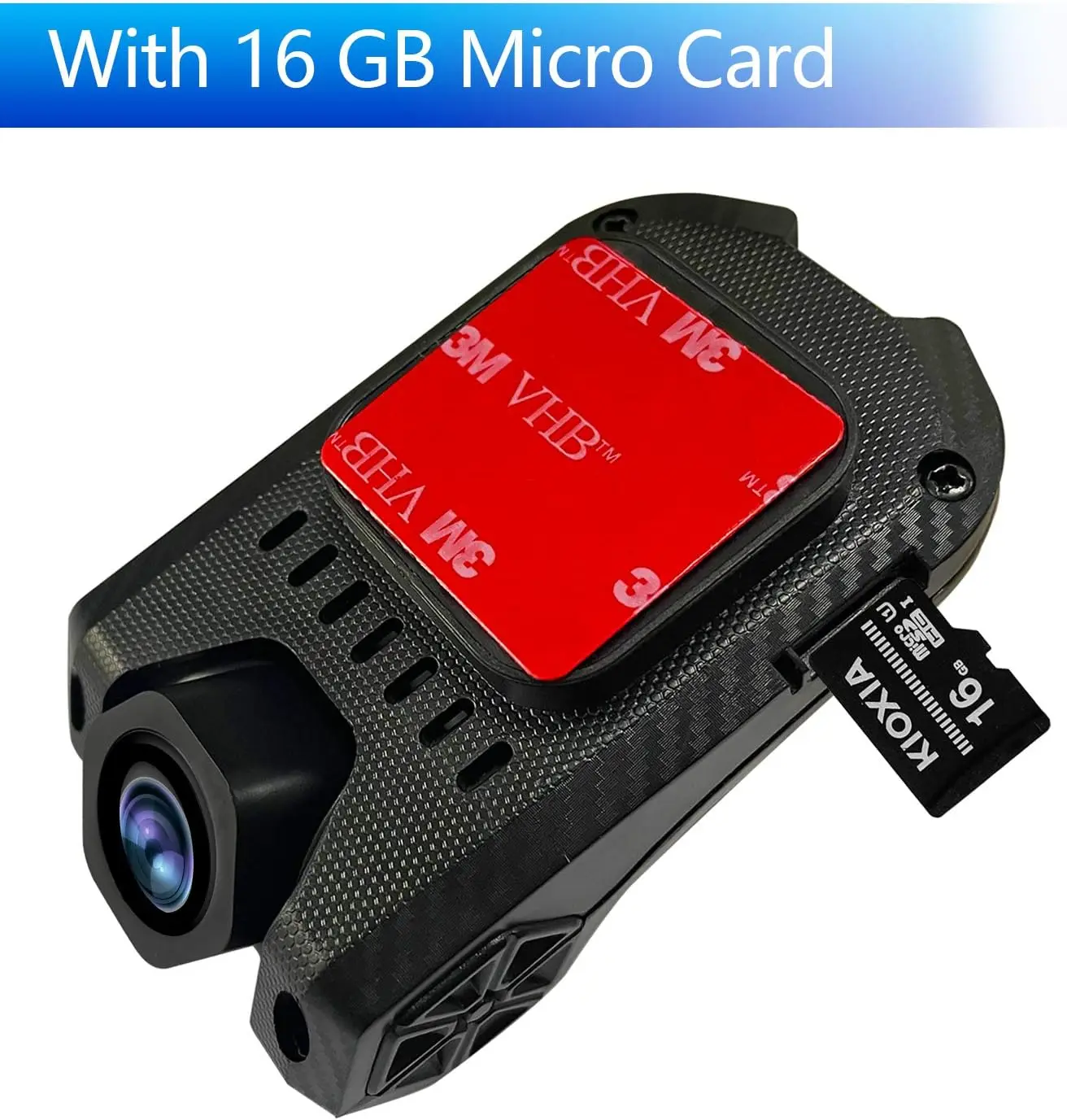 USB سيارة DVR HD الطريق مسجل فيديو 170 °   زاوية واسعة 16 جيجابايت SD للرؤية الليلية حلقة تسجيل ADAS