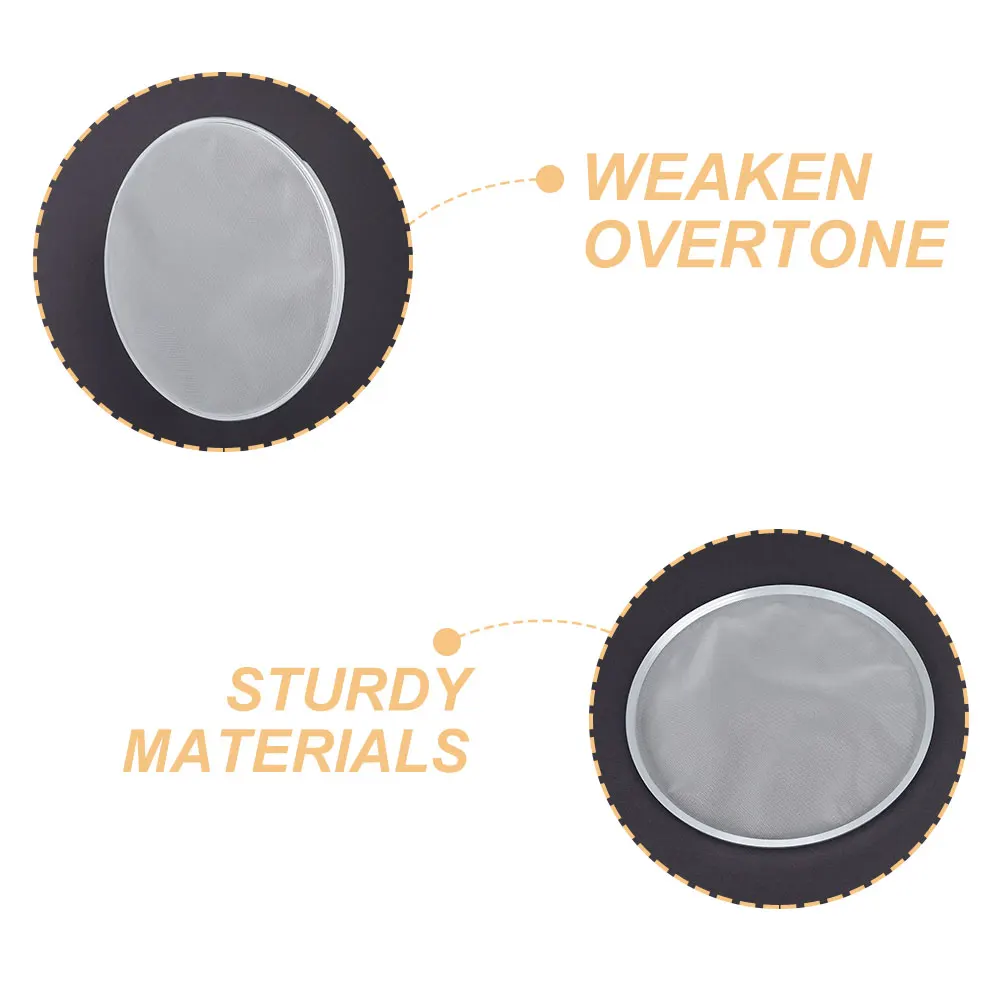 

Drum Set Stimbre Skin Mute Pads Polyester Film Shield Silencers Sound Dampening