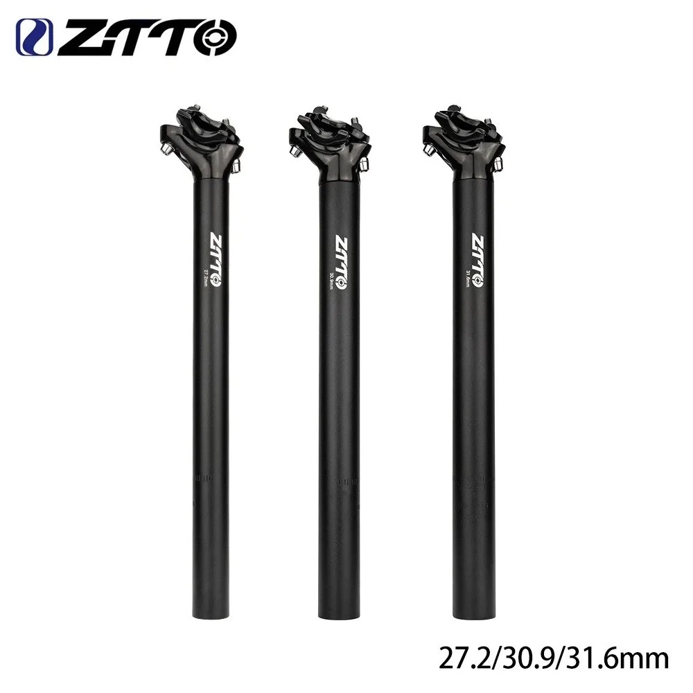 Universal ZTTO Bicycle Seat Post Aluminum Alloy Ultralight Bike Seat Tube 27.2/30.9/31.6mm Cycling Seatpost MTB Road Bike