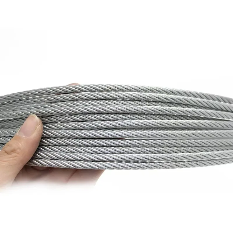 

Greenhouse Wire Rope With Hooks 1000 Meter Wire Rope Tensile Strength Steel Cable 2MM Galvanized Steel Wire Rope 7x7 1.6MM