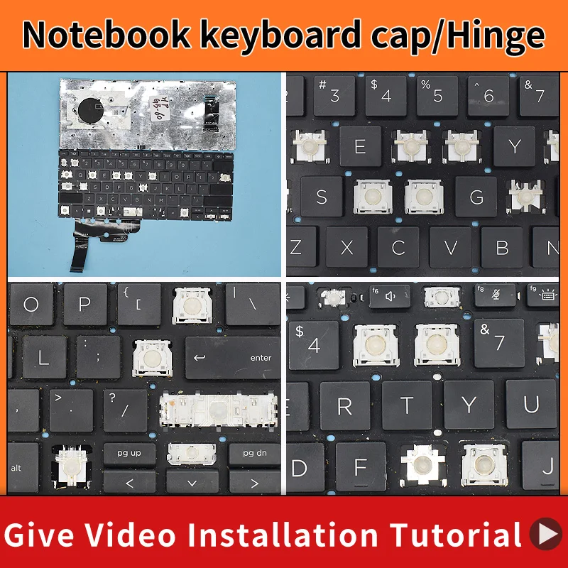Replacement Original Keycap Key Cap Hinge for HP EliteBook 830 845 840 G9 840 845 G10 Laptop Keyboard KeyCap