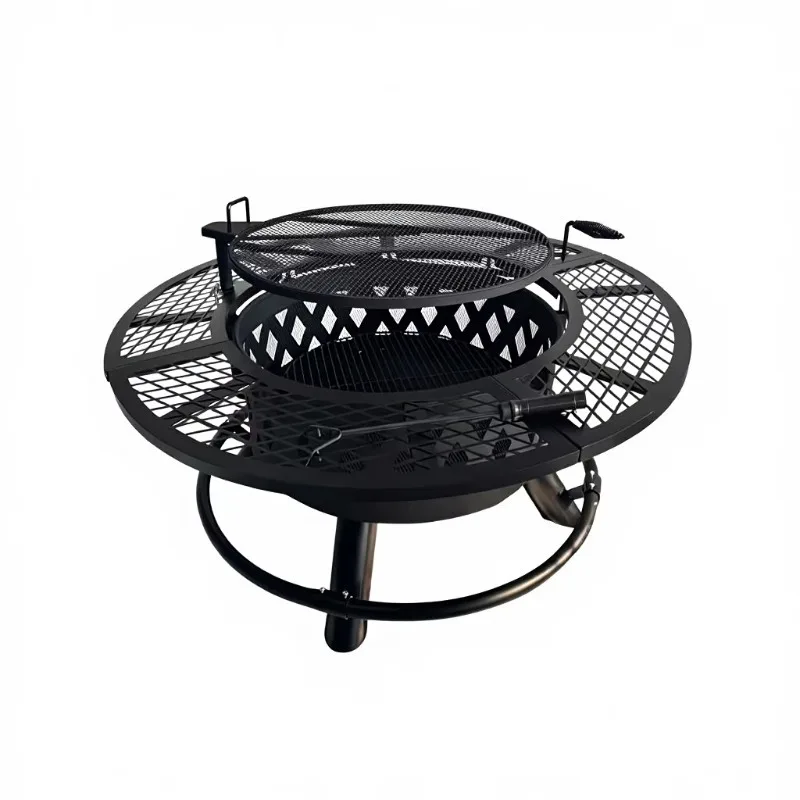 2026 Fire Pit, Wood Burning Fire Pits For Outside With Poker, Outdoor Firepit & Round Shape For Patio, Picnic, Party