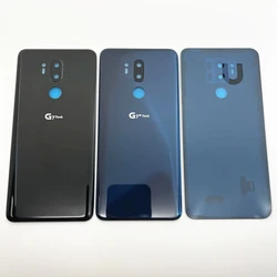 Coperchio batteria per LG G7 ThinQ G710EM G7 + custodia per pannello posteriore in vetro con parti di ricambio per obiettivo della fotocamera