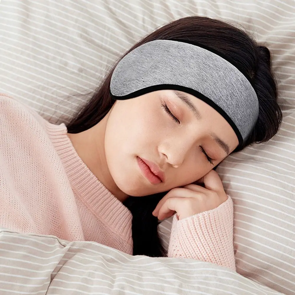 Minimalist Sleep Blackout Mask Adjustable Sleeping Relaxing Noise Cancellation Mask Three Layers Comfortable Ear Protector