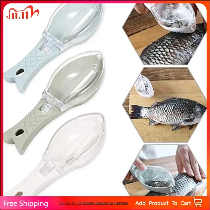 

Портативная щетка для очистки рыбьей кожи