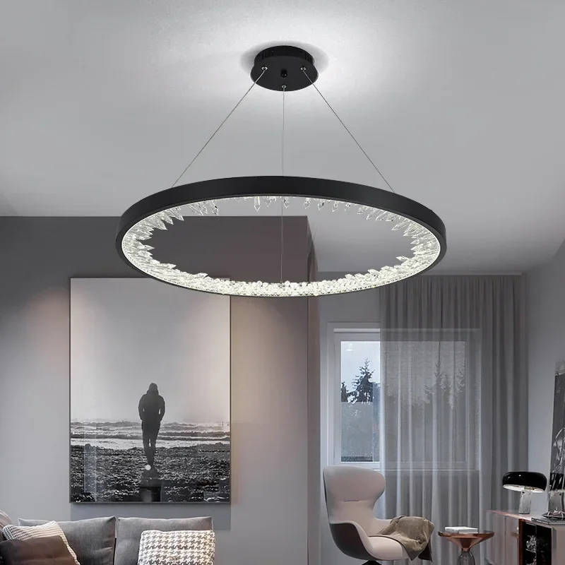 Plafonnier LED en Clip au Design Moderne et Luxueux, Luminaire Décoratif d'Nik, Idéal pour un Salon, une Salle à Manger, une Villa ou des Escaliers