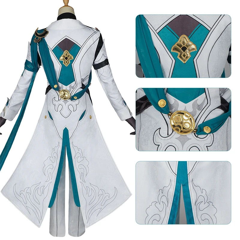 Luocha Cosplay Honkai Star Rail Luocha Cosplay Costume parrucca uniforme gioco vestito uniforme Halloween Party Outfit per gli uomini