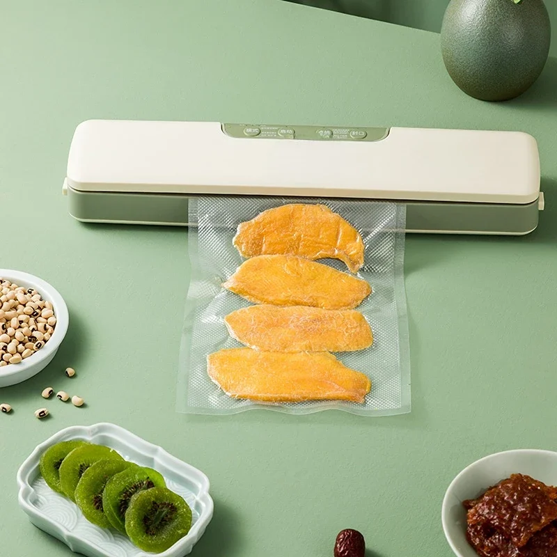 High Quality Home Food Vacuum Sealer Mini Automatic Sealing Packing Machine 2 in 1 Dry & Moist Food Vacuum Sealing Machine