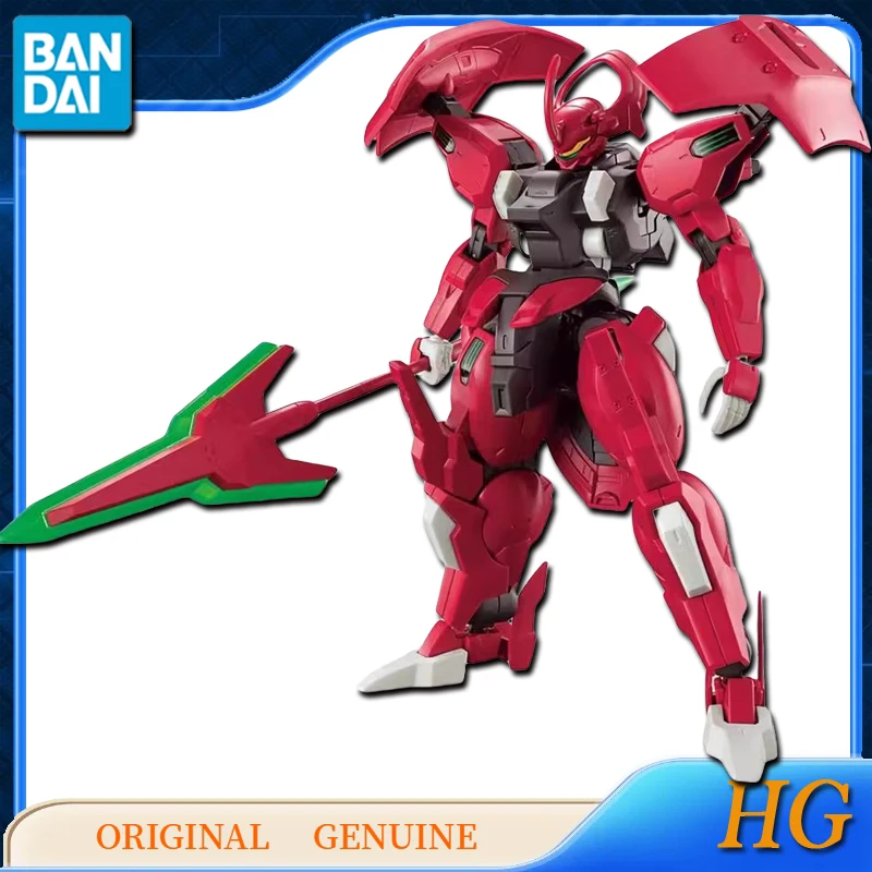 Bandai original genuíno hg 1/144 a bruxa da mercury gundam varialbalde anime figuras de ação brinquedo para crianças presente modelo ornamentos