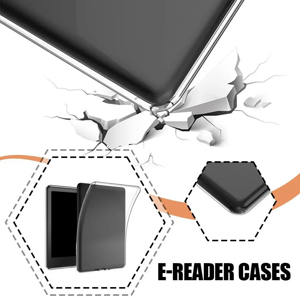 For Kindle Paperwhite6 Protective Case Colorsoft 2024 Kpw6 Fully Transparent Soft Case Transparent Protective Cover