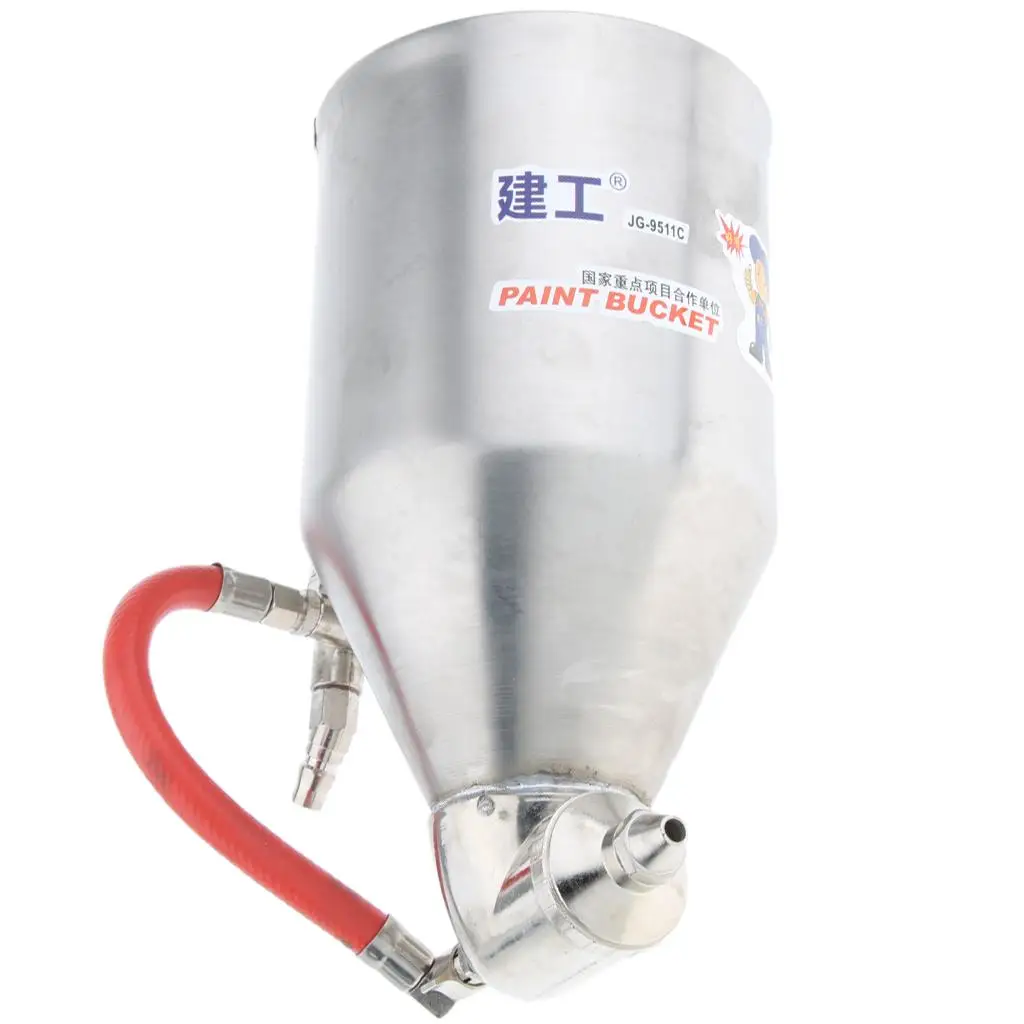 

Stainless Steel 3500ml Ceiling Wall Texture Paint Drywall Painting Sprayer w/ Nozzles