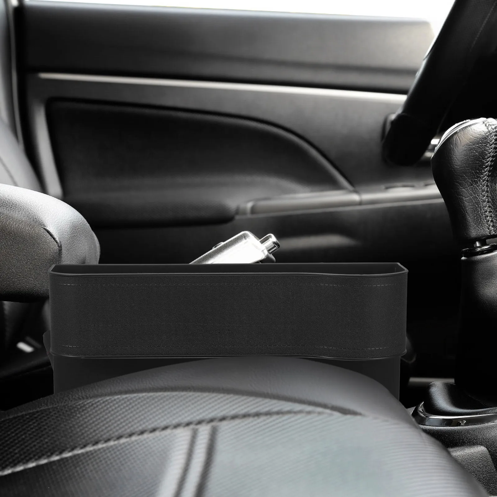 

2 Pcs Seat Gap Storage Side Tray Gaps Organizer Accessories Pockets Filler Plastic Auto Console Convenience