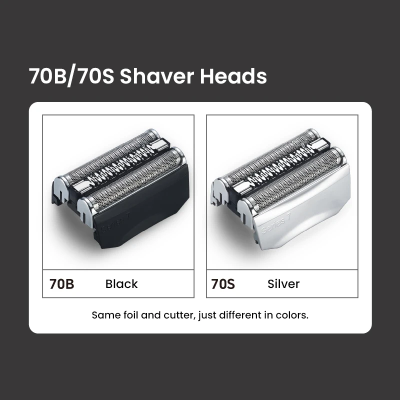Shaver Heads Razor Blades for Braun Series 7 Electric Shavers Ultra Thin Foil Floating Cutters