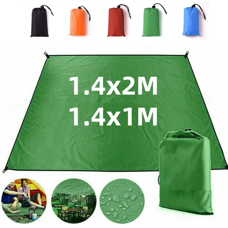 Tent Tarp Rain Sun Shade Hammocks Shelter Camping Survival Sun Shelter Picnic Awning Cover Waterproof Out Hiking Accessories