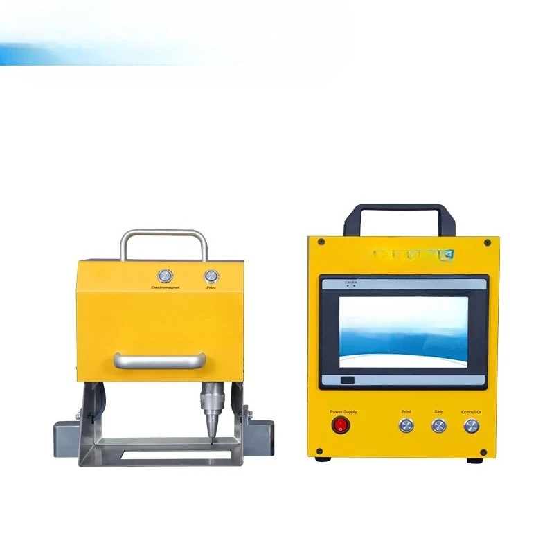 Portable Chassis Vin Number Nameplate Multi Function Metal Electric Pneumatic Dot Peen Marking Engraving Engraver Marker Machine
