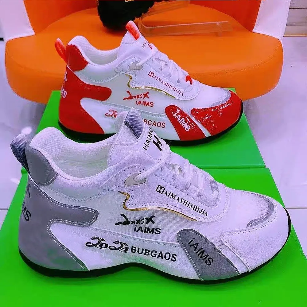 Nowe damskie buty sportowe na co dzień modne modele dla par unisex oddychające siatkowe buty do chodzenia na świeżym powietrzu trampki tenisowe