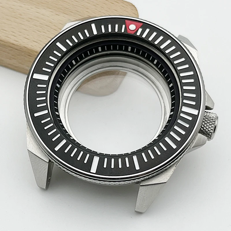 

NH35 Case Samurai King Fit NH35 NH36 4R Japan Automatic Movement Sapphire Mirror Stainless Steel Dial 28.5MM Watch Case