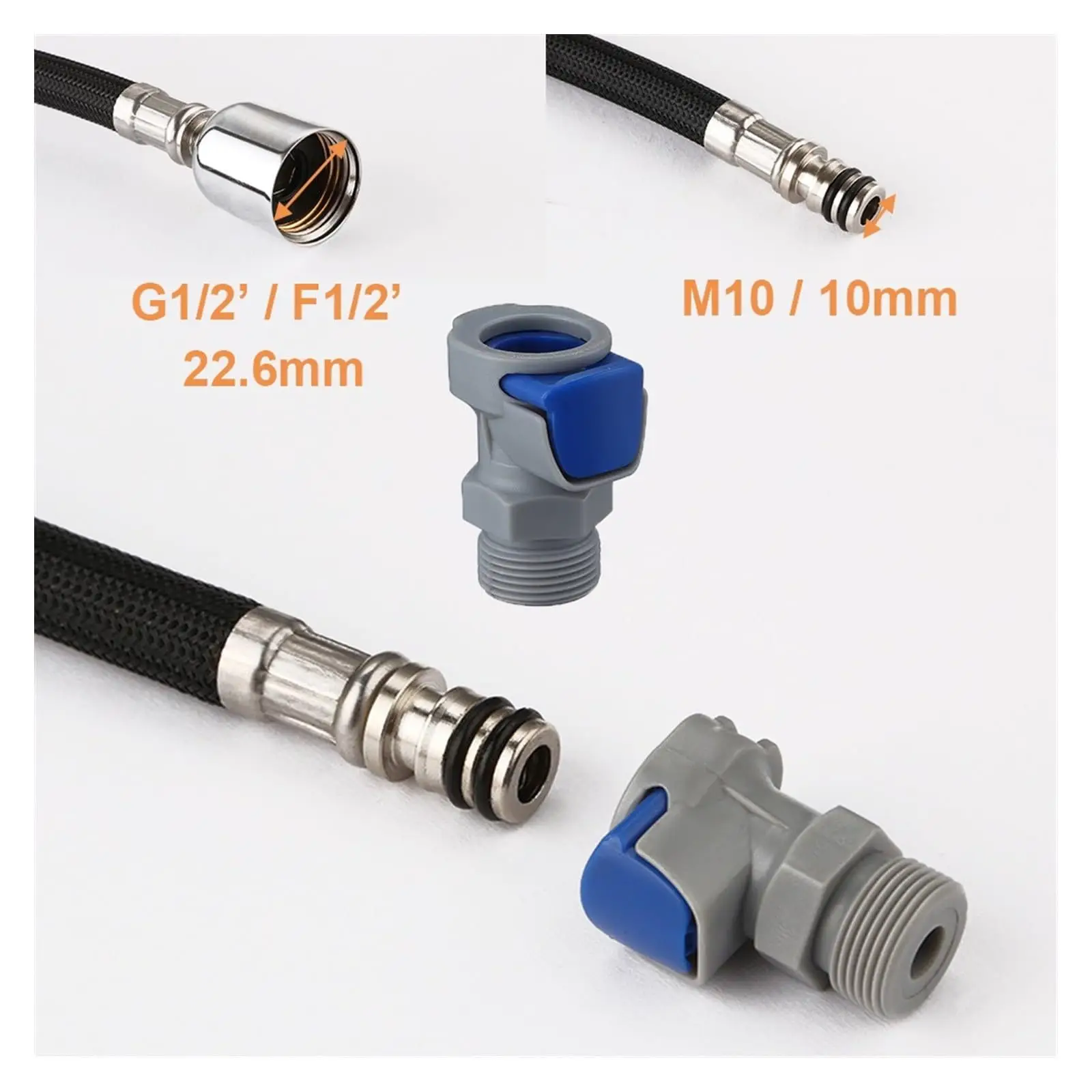 Inner tube pull-out faucet hose fittings kitchen wash basin basin faucet stretch shrink tube