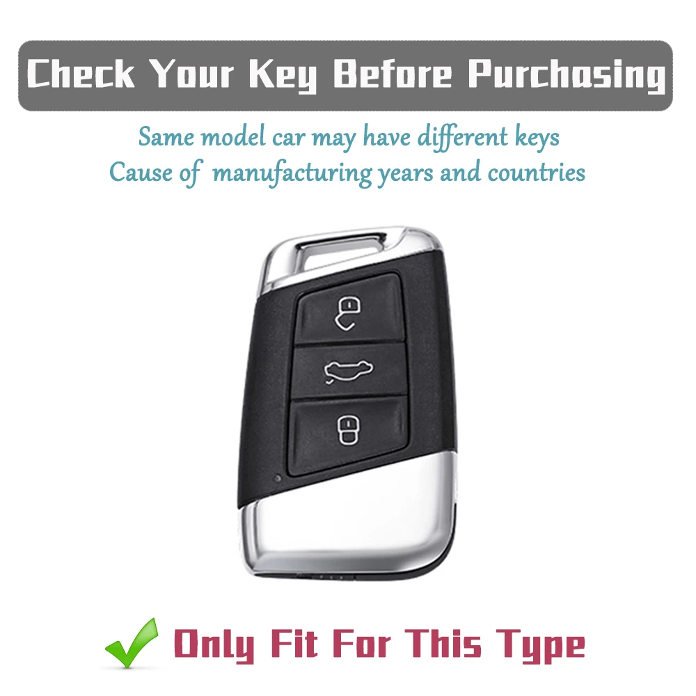 TPU Car Key Cover Case Fob for VW Volkswagen Magotan Magotan GTE Passat B6 B7 B8 CC Arteon for Skoda Fabia Superb A7 Kodiaq view 4