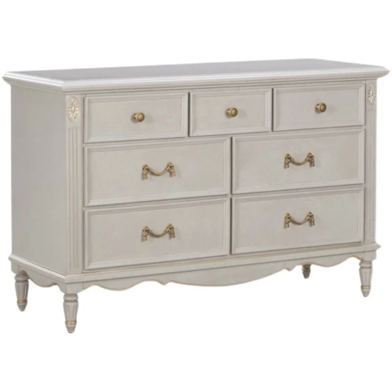 

Simple rural pastoral old locker decorative cabinet bedroom iris seven chest cabinet