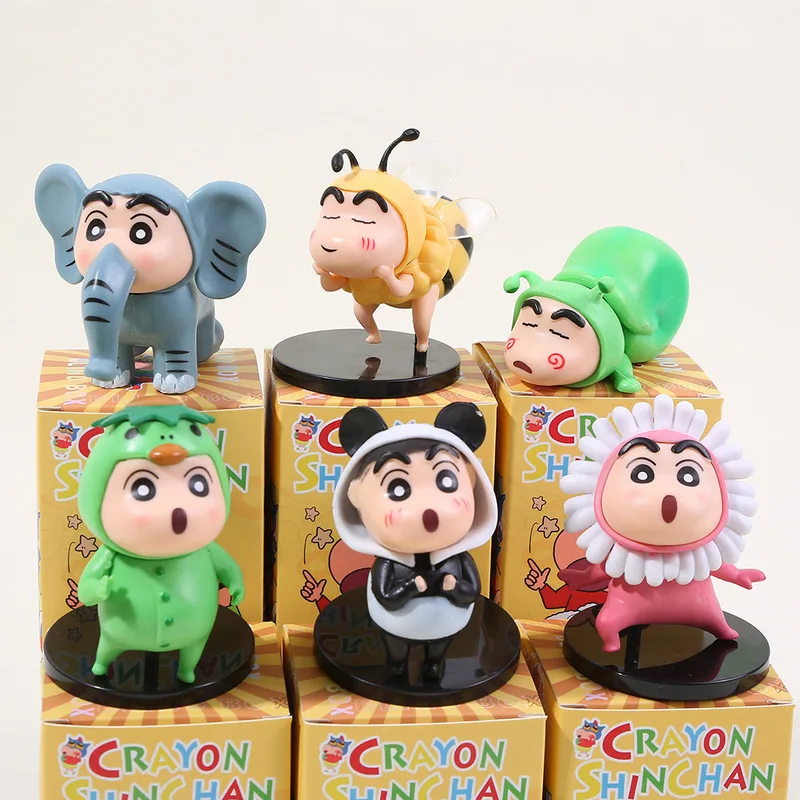 

Карандаш Шинчан-трансформер, мультяшная фигурка животного, модная слепая коробка, игрушка в подарок, персонаж мультфильма, коллекционные предметы
