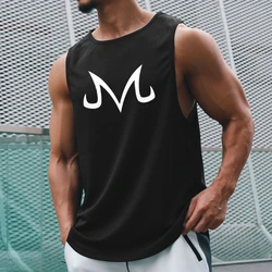 Camiseta sin mangas de culturismo para hombre, chaleco informal ajustado de secado rápido, ropa de verano, Anime japonés ZT