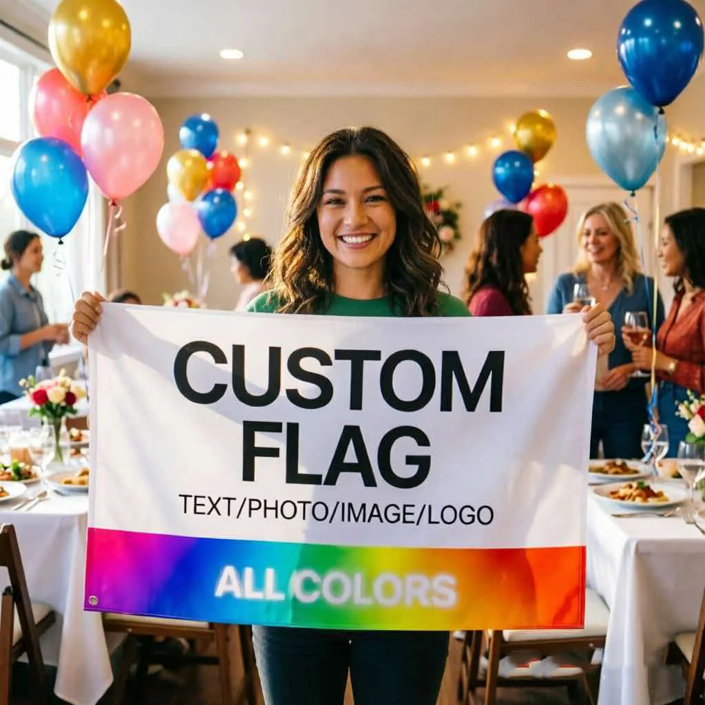 Professional Custom Polyester Banner Car Motorcycle Equipment Company Logo Flag Printed Decorative Tapestry for Vehicle De