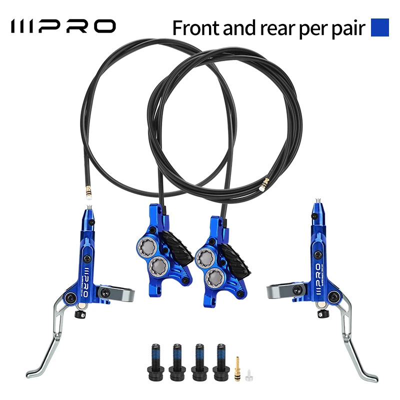 IIIPRO E4 C5X4 超軽量4ピストン自転車油圧ブレーキ 800/1550mm MTB