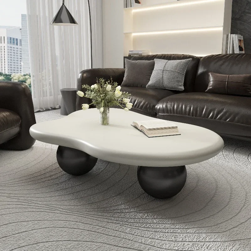 Modern Coffee Table Italian Design Fashion Clear Minimalist Art Side Table Living Room Mesas Bajas Home Furniture
