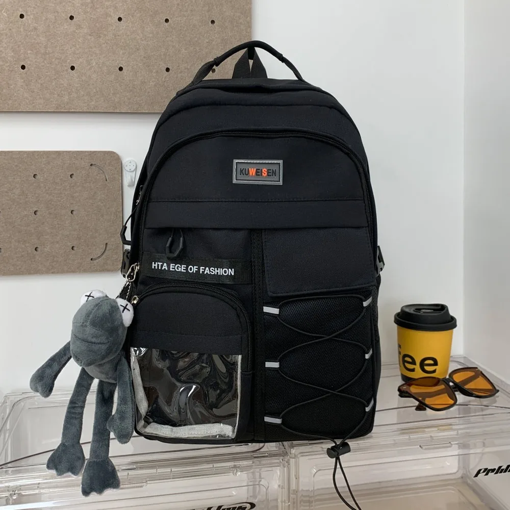 

Simple Large Capacity Backpack Korean Color Multifunction Book Bag Breathable Casual School Rucksack Travel