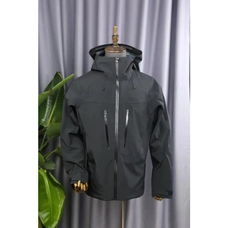 ARC S  NoLogo Three Layer Mens Womens Camping Coat Outdoor Waterproof Windbreaker Hiking Ski Jackets Unisex