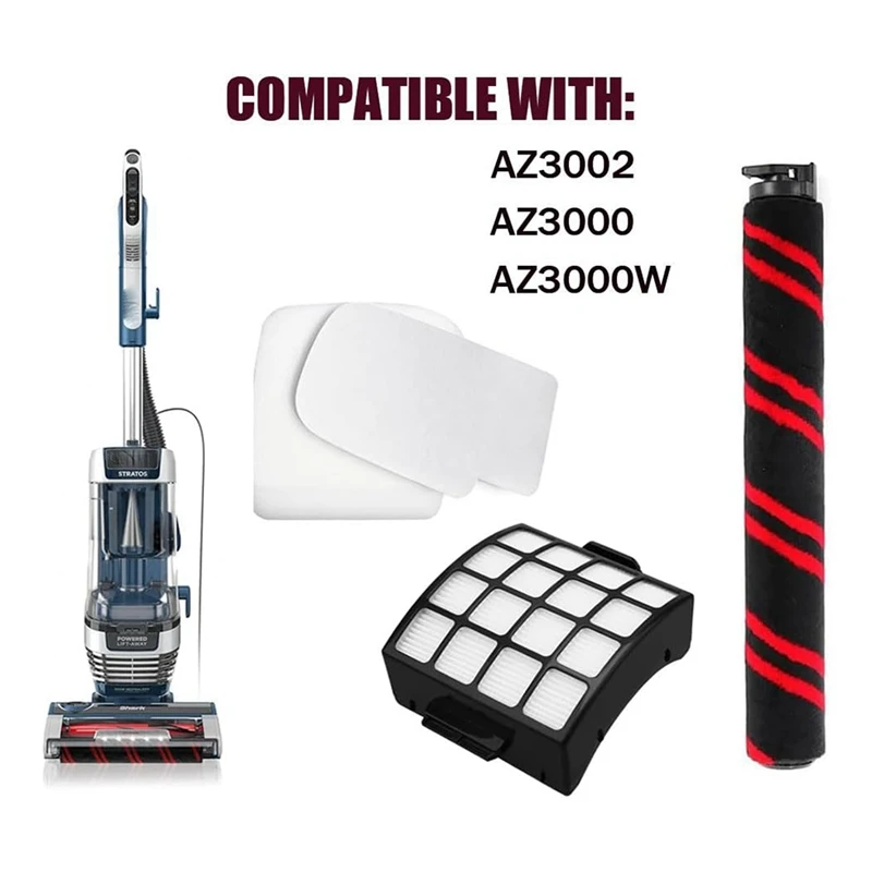 Replacement Parts Kit Compatible For Shark Stratos AZ3002 AZ3000 AZ3000W Duo Clean Power Fins Upright Vacuum Cleaner