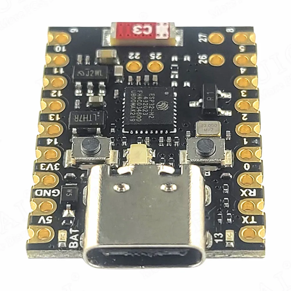 Mini módulo de placa de desenvolvimento ESP32-H2 para aprendizagem de programação de microcontrolador USB tipo-C ESP32 H2