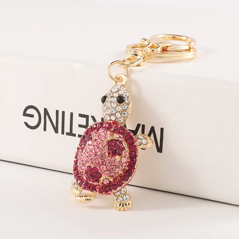 unpioncl New Turtle Rhinestone Key Chain