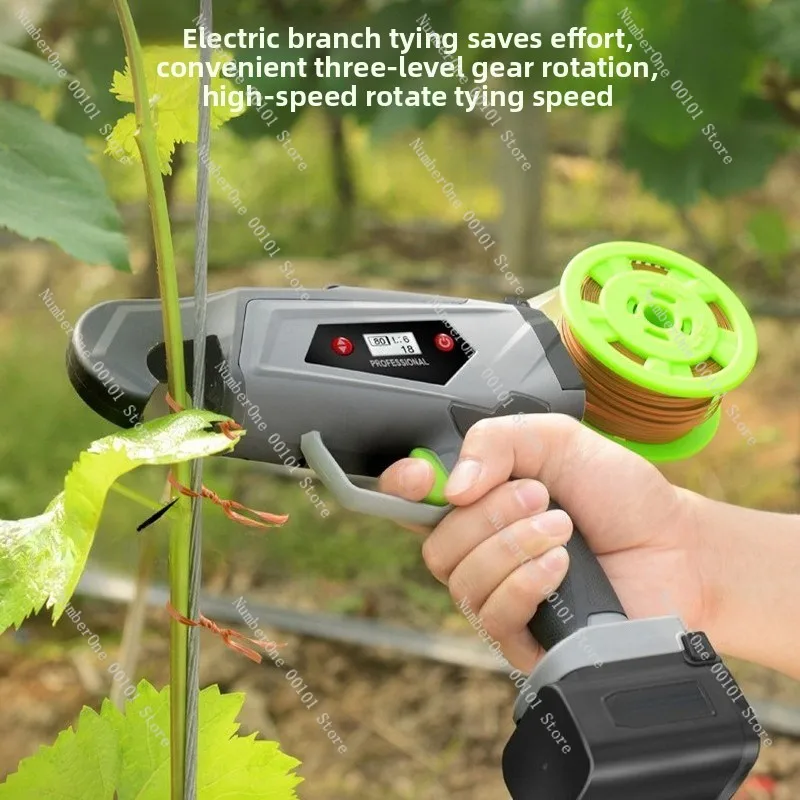 

Беспроводная электрическая машина для обвязки веток с зарядкой от литиевой батареи, устройство для быстрой обвязки
