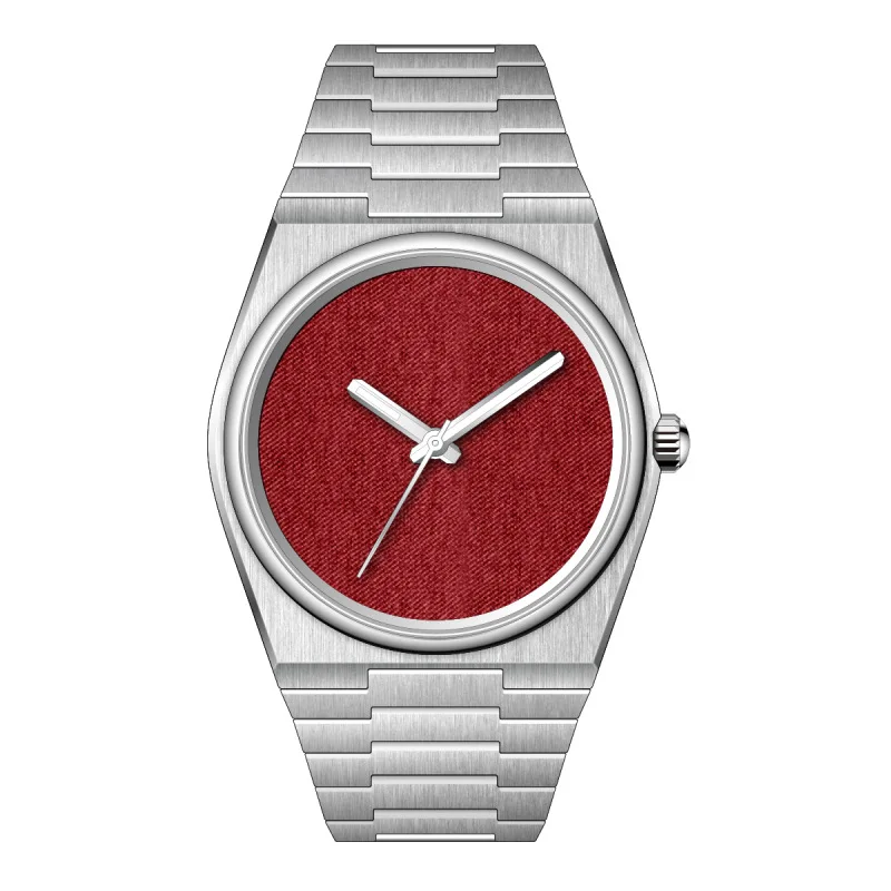

Quartz Watch for Man with Miyota Quartz Movement from Japan Player Series 40mm Diameter 9mm Thickness Steel Strap Waterproof 3AT
