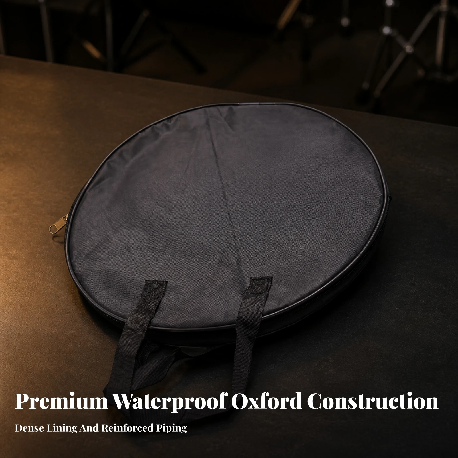 Mute Drum Bag Lightweight Drum Practice Pad Bag Expandable Strong for Drummers, Music Lessons, Rehearsals
