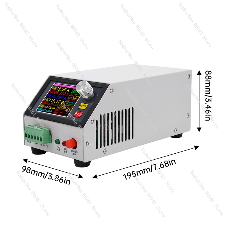 

2.4 inch color screen DC multi-function discharge instrument lithium battery capacity measuring instrument numerical control ele
