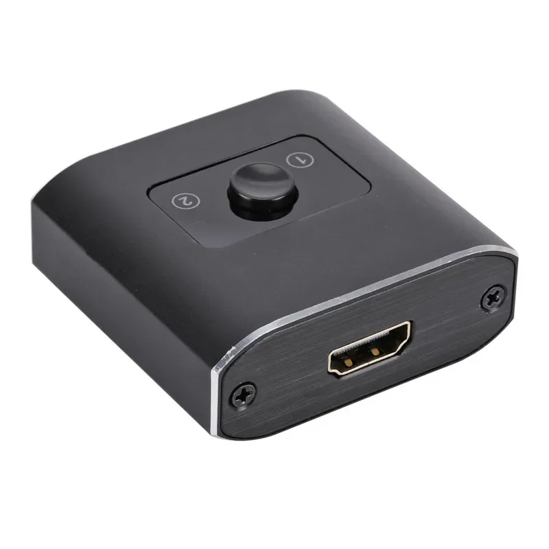 Dual Monitor Splitter 2-Port Multi Monitor Adapter 4k/8k Splitter für Dual Monitore Duplikat/Spiegel Full HD Verstärker Konverter