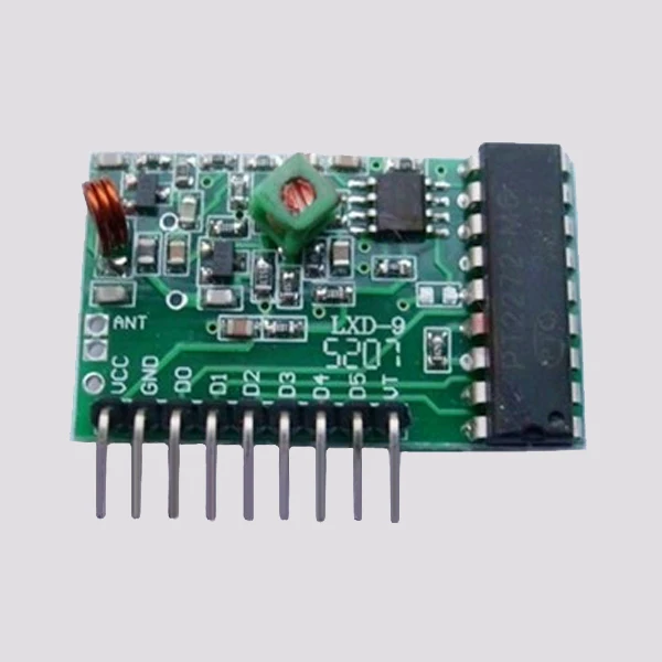 Six-channel Super-regenerative Receiver Module With Decoding For Anti-theft Systems Remote Control Systems