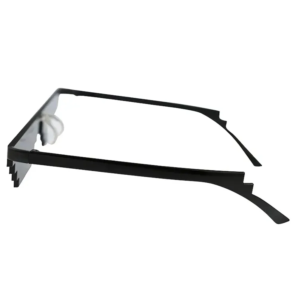 Mosaik Lustige Party Brille Festival Party Foto Requisiten Anime Pixel Brille Pixelated-Meme Gamer Dekor Bevorzugung Lustige Kreative Geschenke – Detail 9