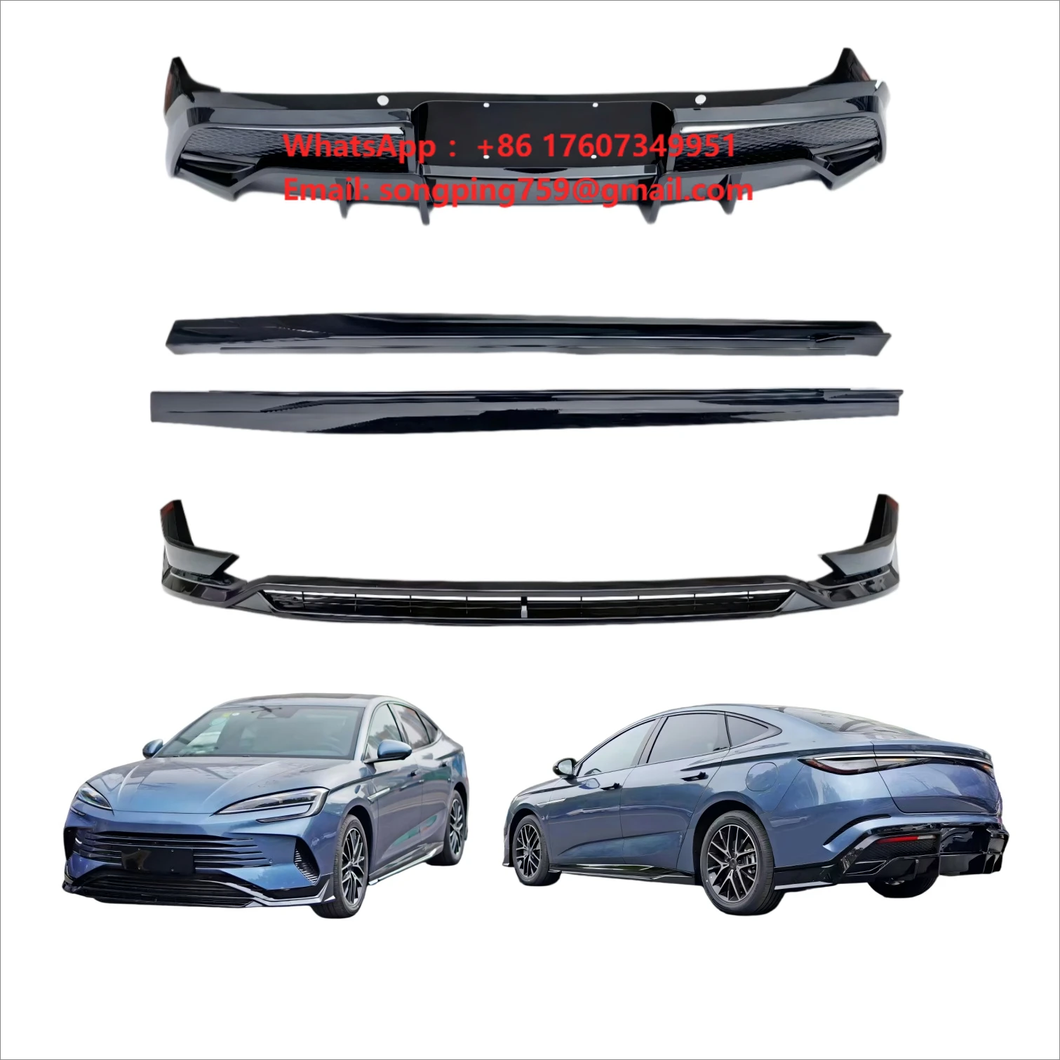 Factory Wholesale Body Kit for BYD Seal DMi/07DMi-DC 2023-2025 Side Skirts Front and Rear Bumper Auto Parts Car Parts Upgrade