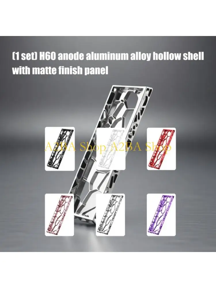 A2BA High Strength Aluminum Keyboard Case Shell Honeycomb Diffuser Plate Frame Replacement for K61 K64 GH60 Accessories