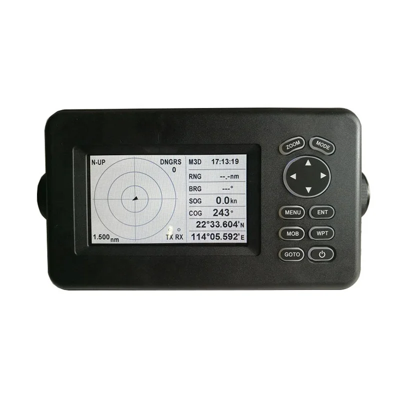 4.3 Inch Color Lcd Marine Gps Navigator Chart Plotter Built-in Class B Ais Transponder Combo