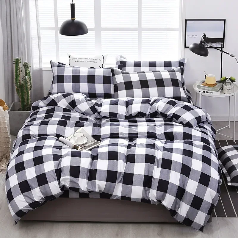 2/3pcs Duvet Cover Bedding Set,For Queen Size Double Bed Comforter Quilt Cover Arranged Microfiber Bedding Linen Sheets Sets