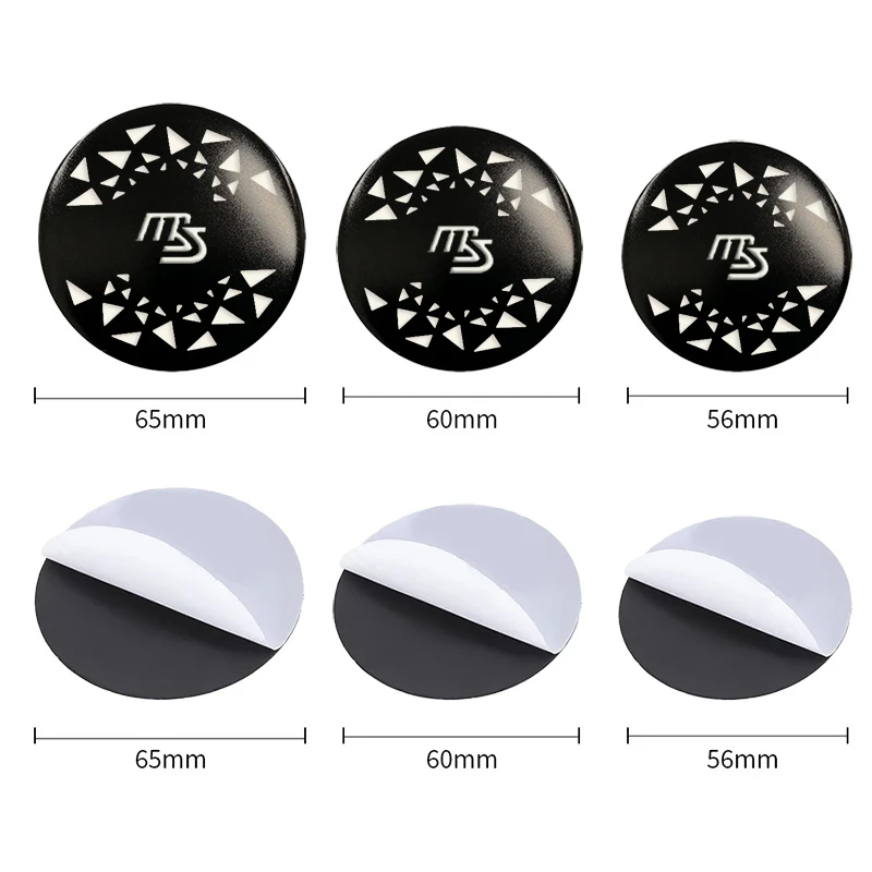 56/60/65mm Car Wheel Hub Center Stickers for Mazda MS Logo AXELA Biante ATENZA BT50 CX-3 CX-4 CX-5 CX-7 CX-8 CX-9 CX-30 CX-60 M3