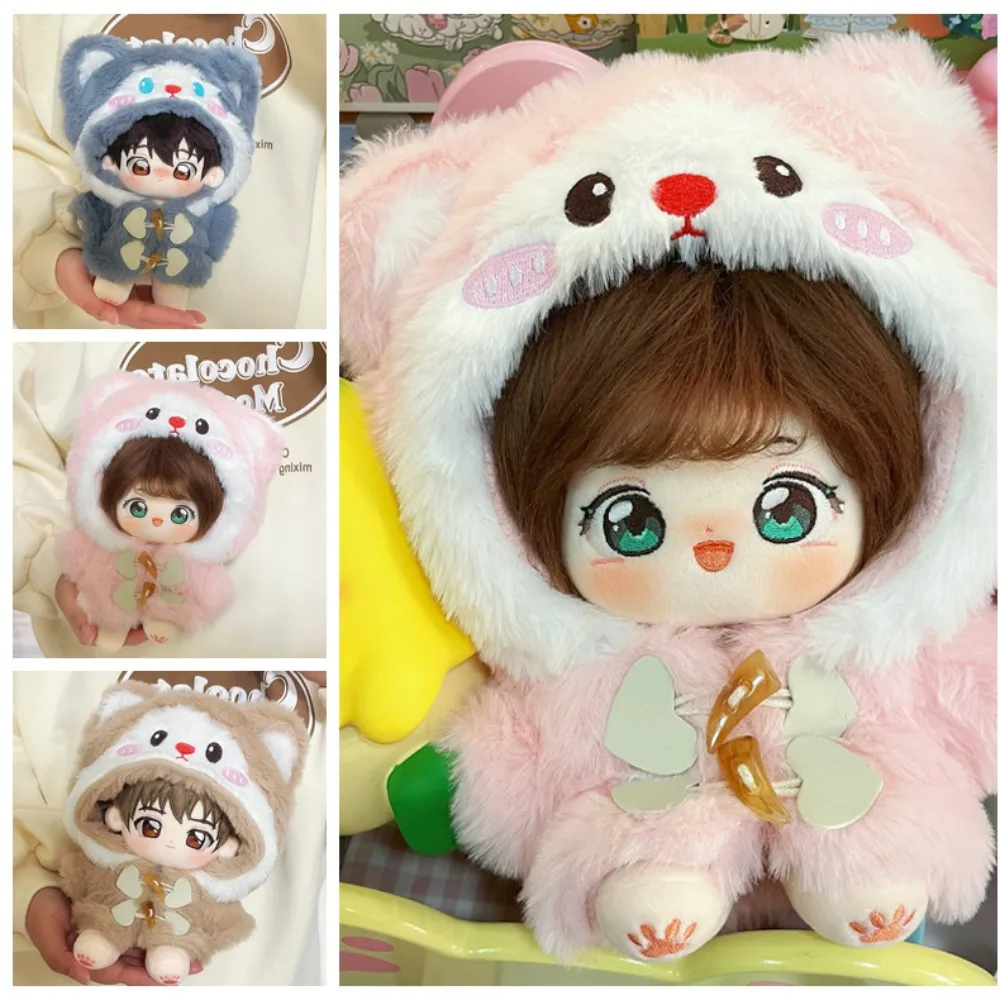 

Cartoon Cat 20cm Cotton Doll Clothes Plush Coat Hoodies Plush Doll Clothes Clothing Dress Up No Attributes Dolls Clothes