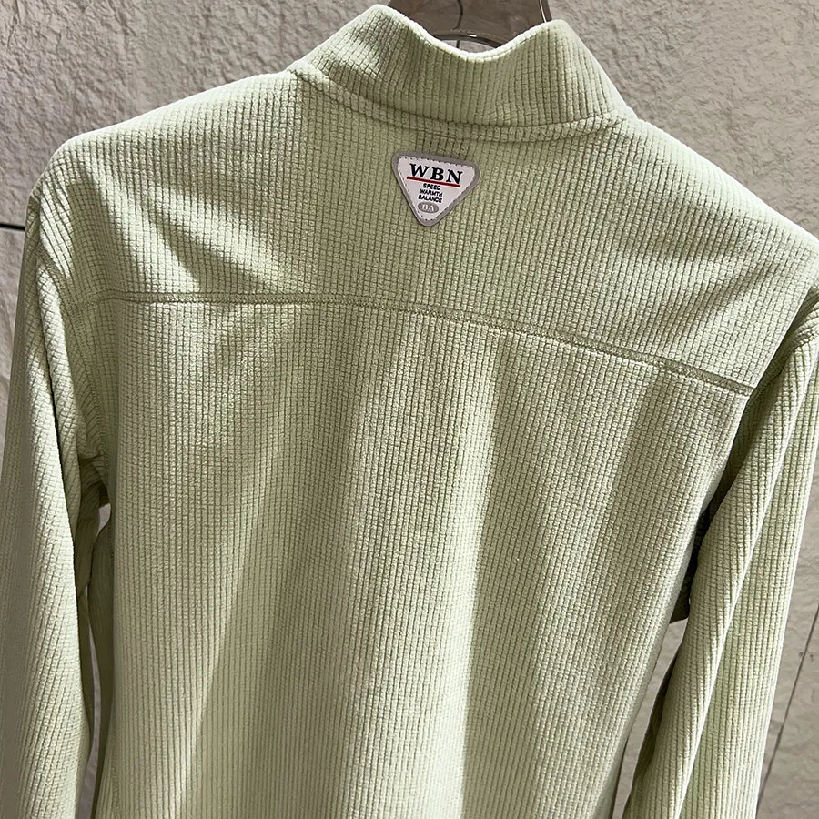 Unisex Outdoor Thermofleece-Pullover – Warmer Waffelstrick-Sweatshirt mit halbem Reißverschluss für Wandern & Camping – Detail 20