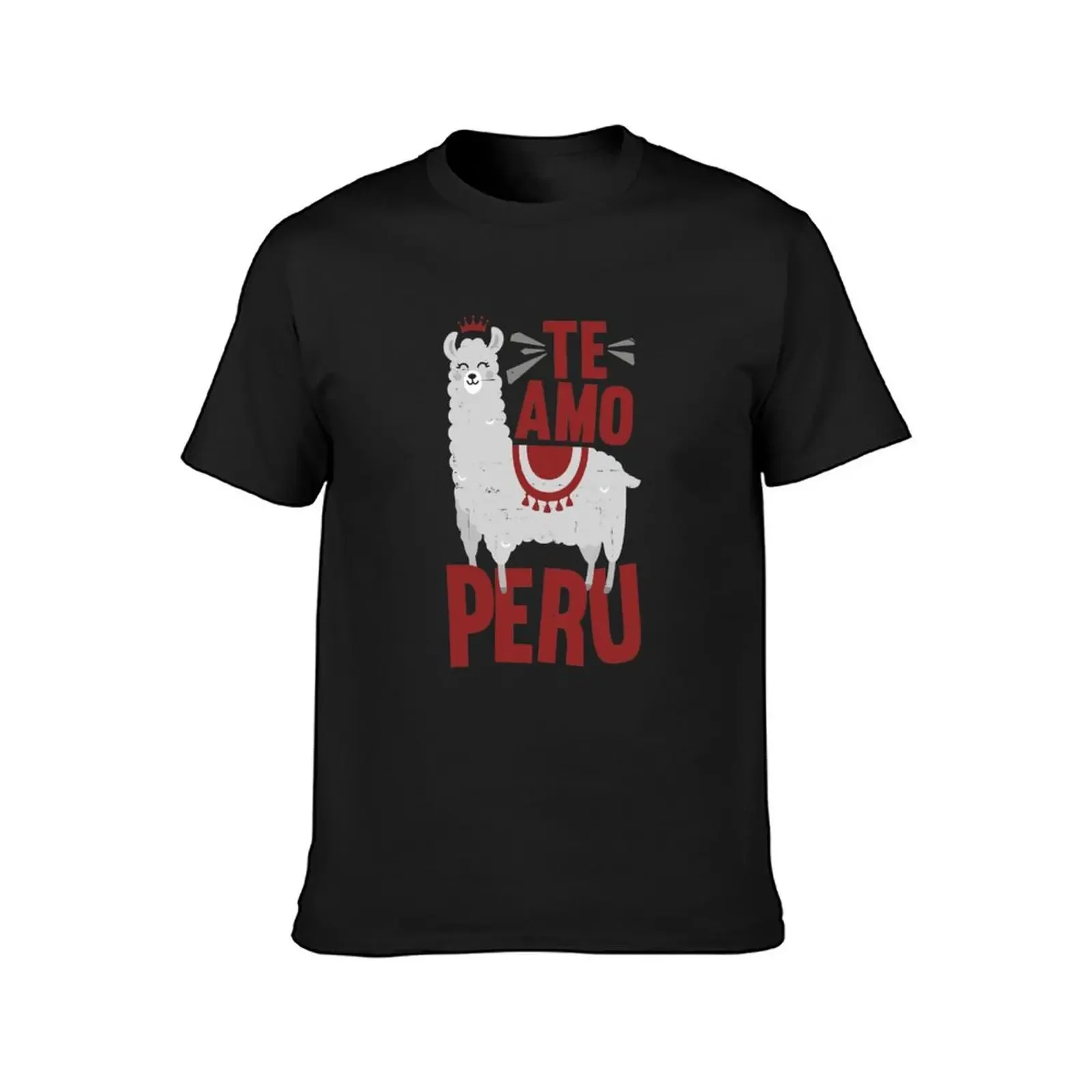 I love Peru - Te amo Peru print Slim Fit product T-Shirt shirts graphic customizeds vintage t shirts mens funny t shirts